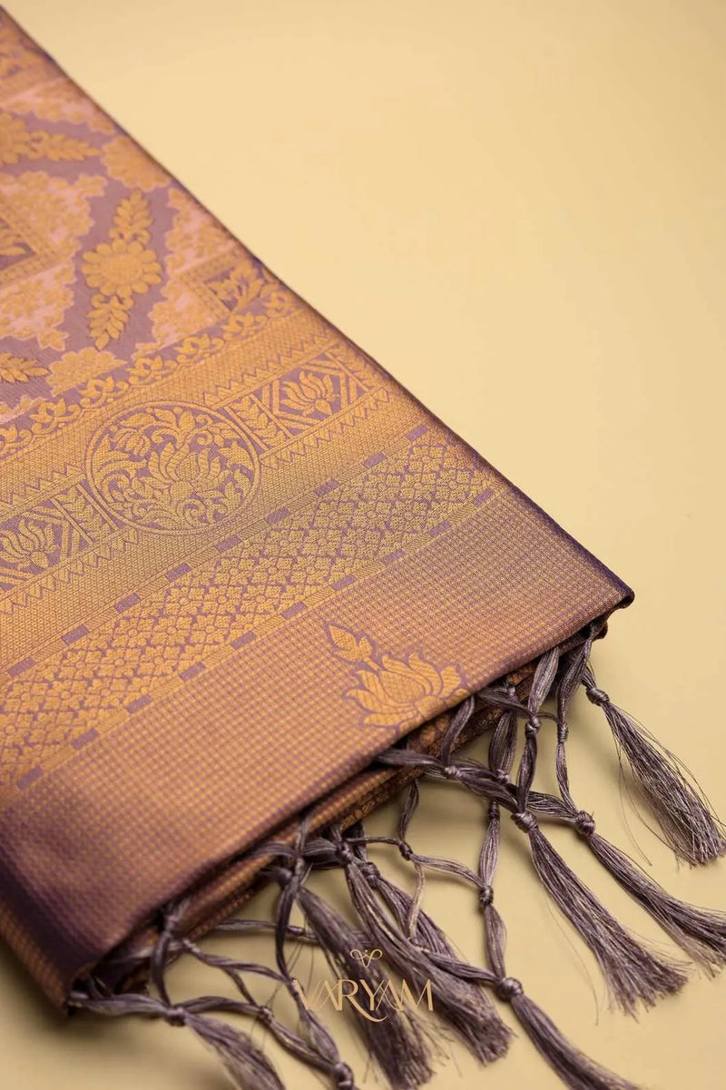 Amara Silk Purple Saree