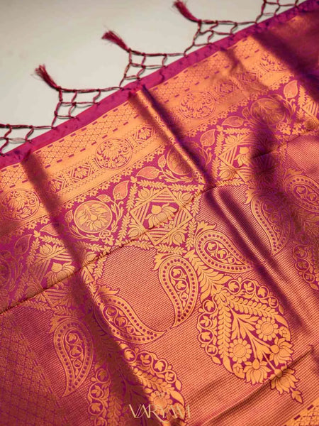 Amara Silk Maroon pink