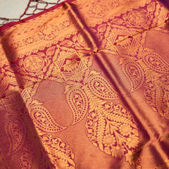 Amara Silk Maroon Saree