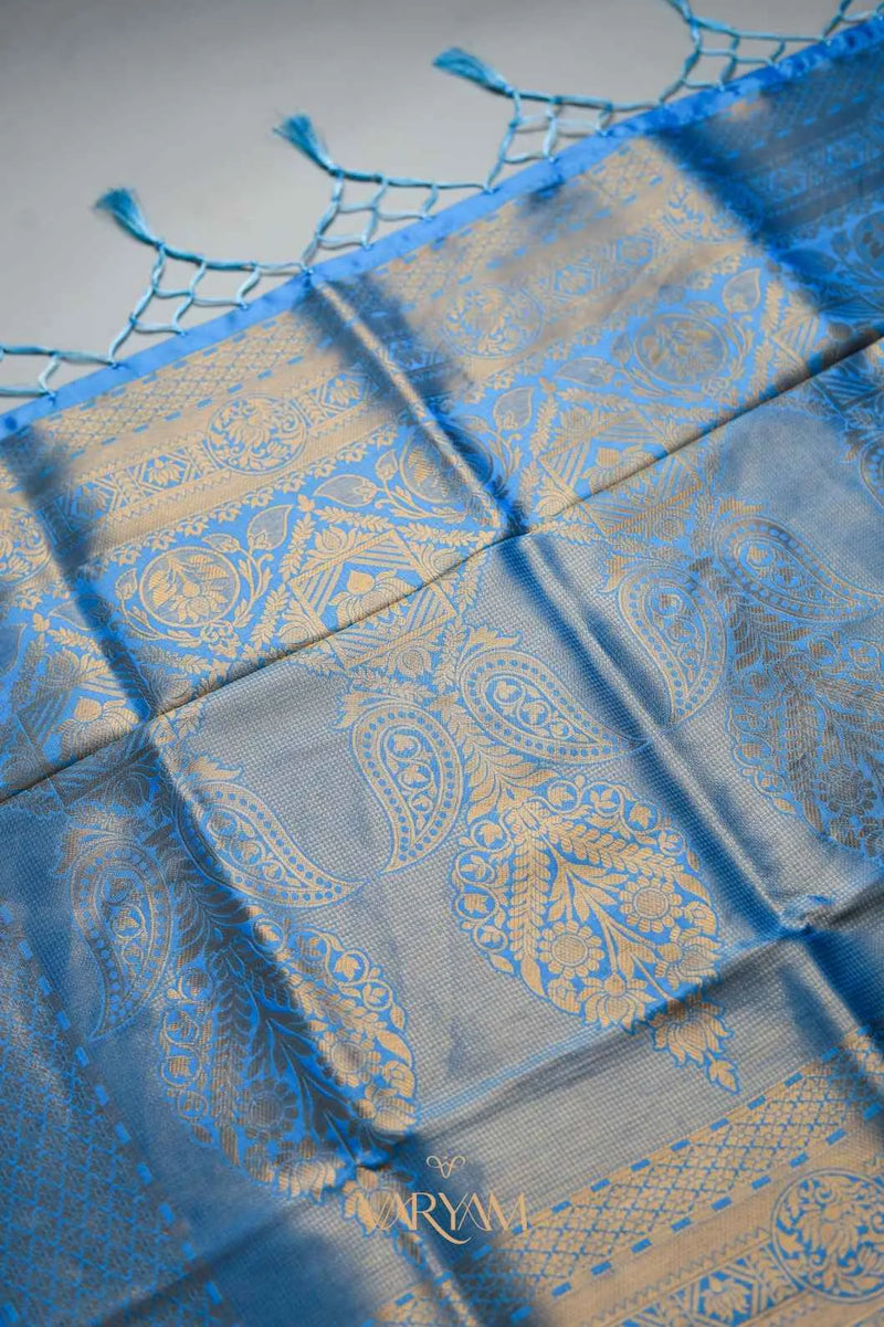 Amara Silk Blue Saree