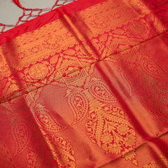 Amara Silk Orange Saree