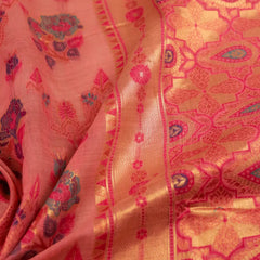 Mira Cotton Pink Saree