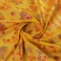 Mira Cotton Yellow Saree