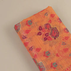 Mira Cotton Peach Saree