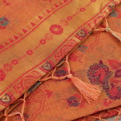 Mira Cotton Peach Saree