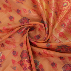 Mira Cotton Peach Saree