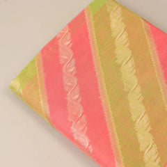 Kaaya Cotton Green Pink Saree