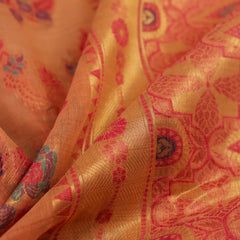 Mira Cotton Peach Saree