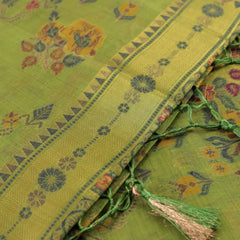 Mira Cotton Green Saree