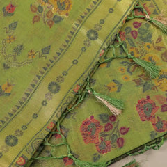 Mira Cotton Green Saree