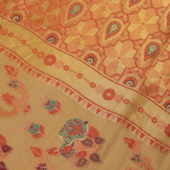 Mira Cotton Taupe Saree