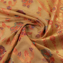 Mira Cotton Taupe Saree
