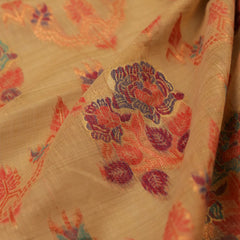 Mira Cotton Taupe Saree