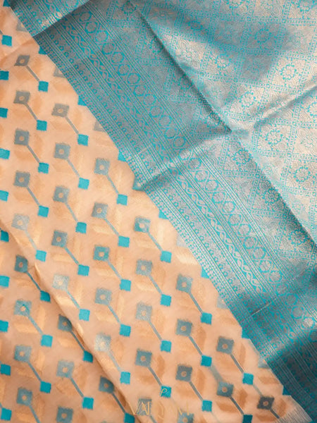 Kashmiri Handloom Blue Saree