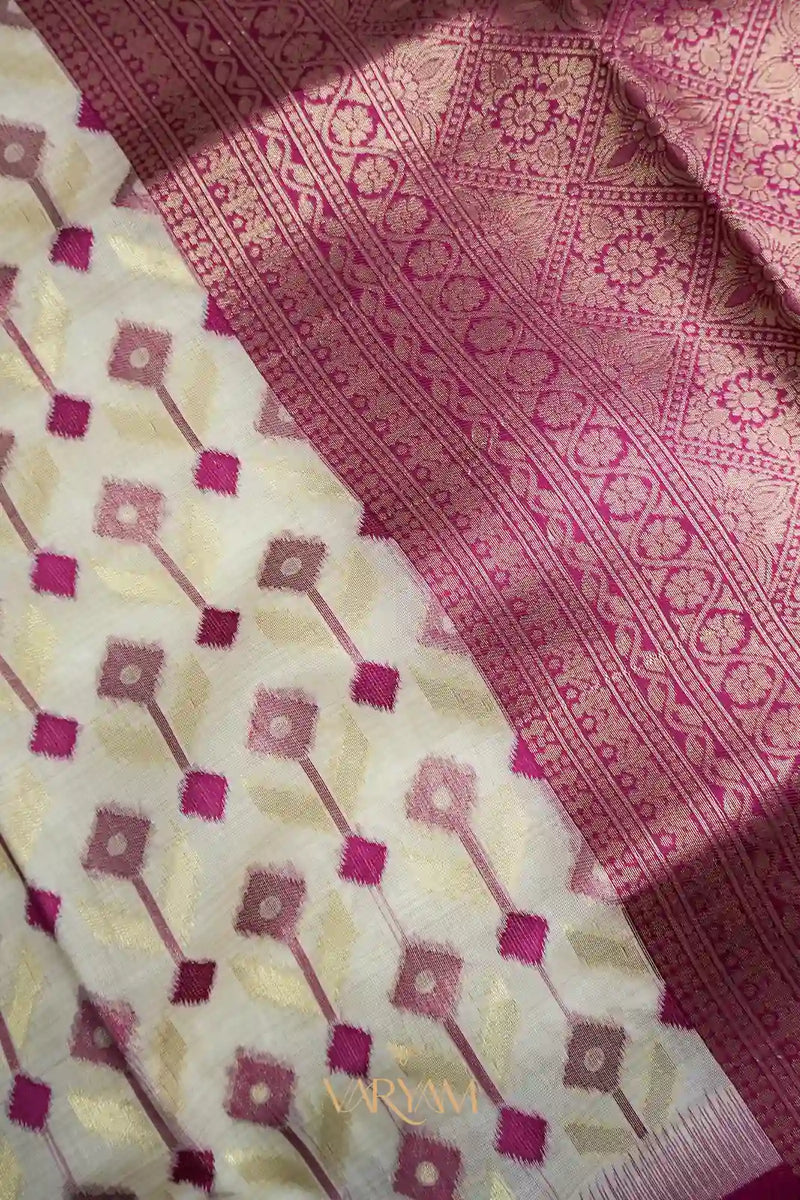 Kashmiri Handloom Rani Saree