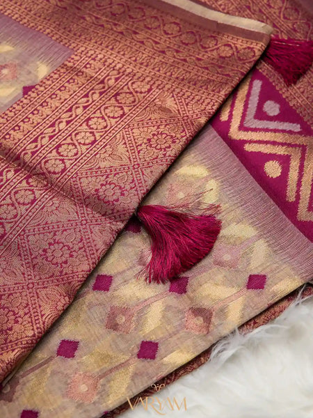 Kashmiri Handloom Rani Saree