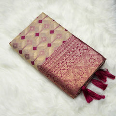 Kashmiri Handloom Rani Saree