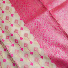 Kashmiri Handloom Pink Saree