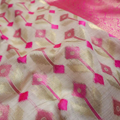 Kashmiri Handloom Pink Saree