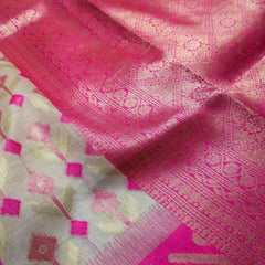 Kashmiri Handloom Pink Saree