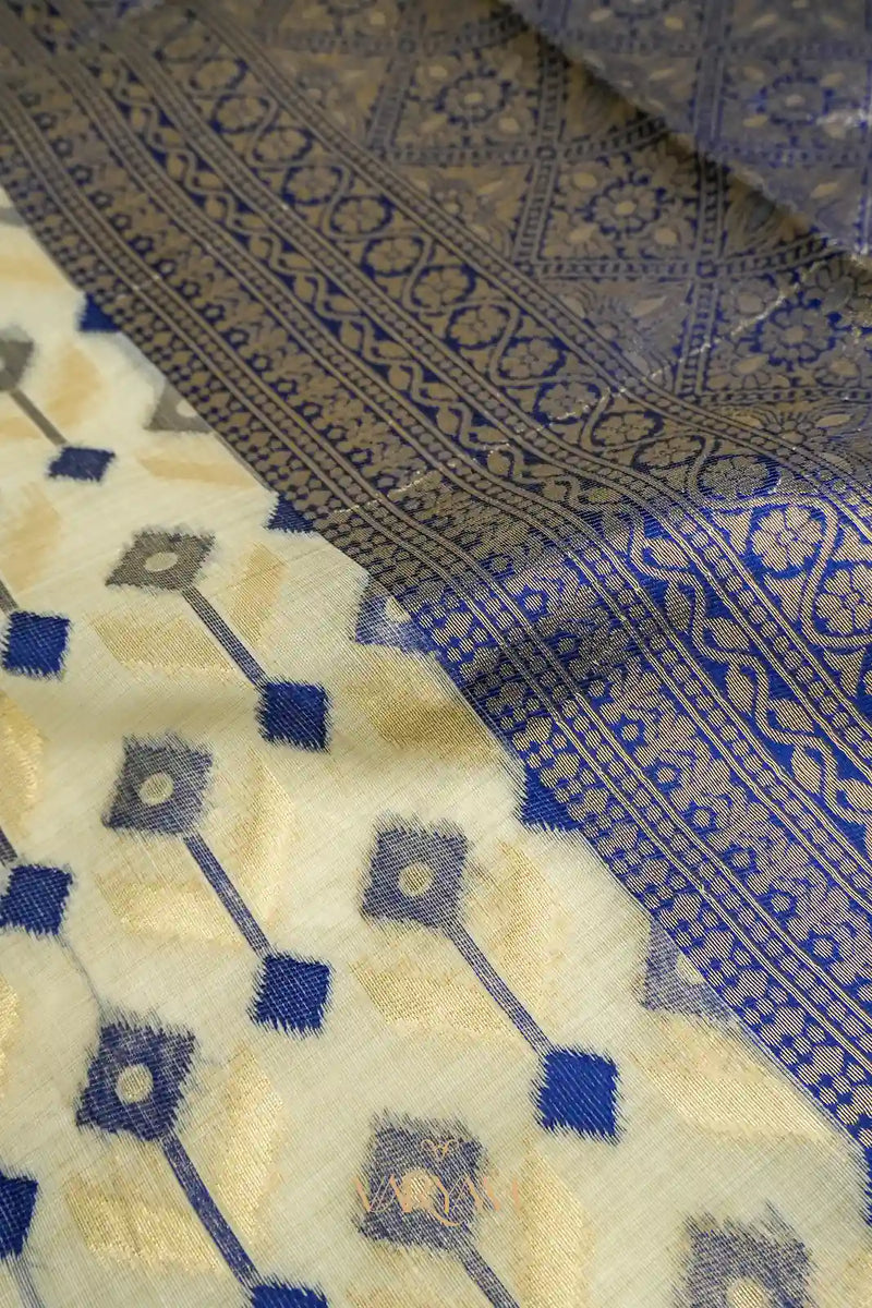 Kashmiri Handloom Violet Saree