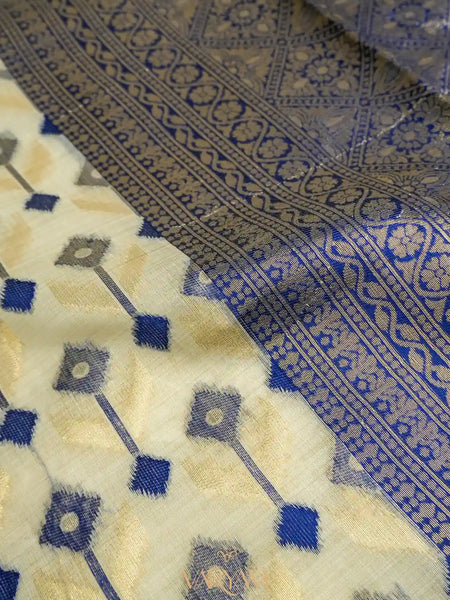 Kashmiri Handloom Violet Saree