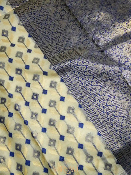 Kashmiri Handloom Violet Saree