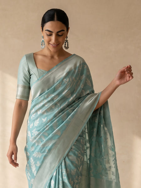 Mina Cotton Rama Saree