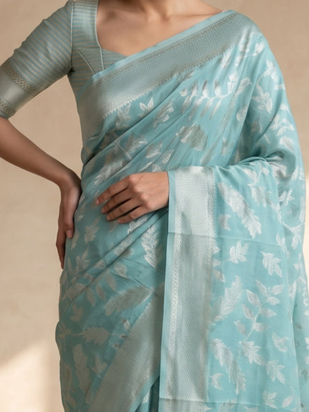 Mina Cotton Rama Saree