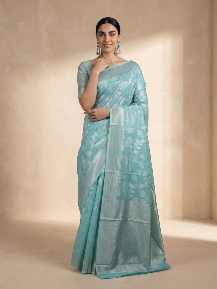 Mina Cotton Rama Saree