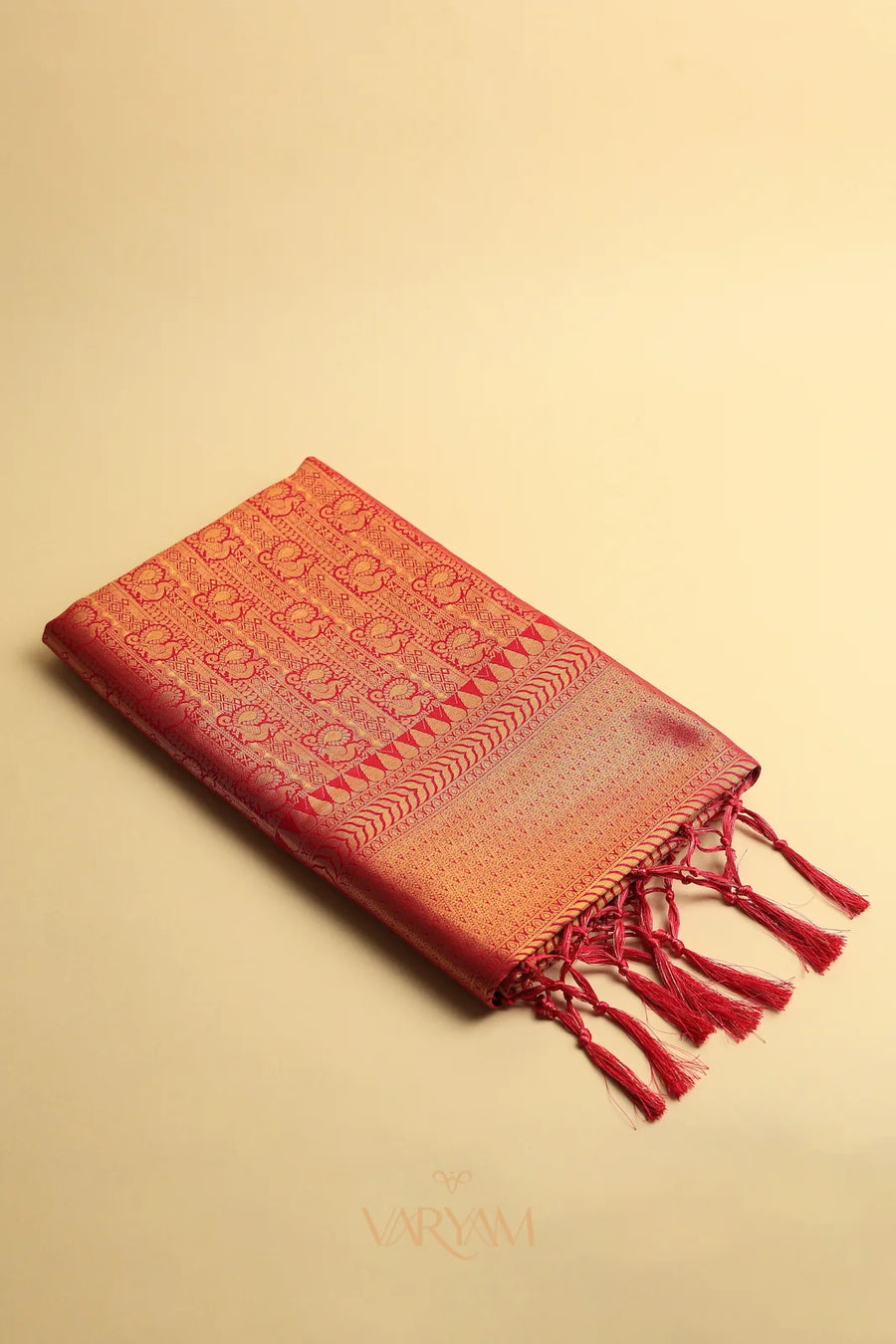 Swarna Silk Rani Gold Saree