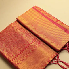 Swarna Silk Rani Gold Saree