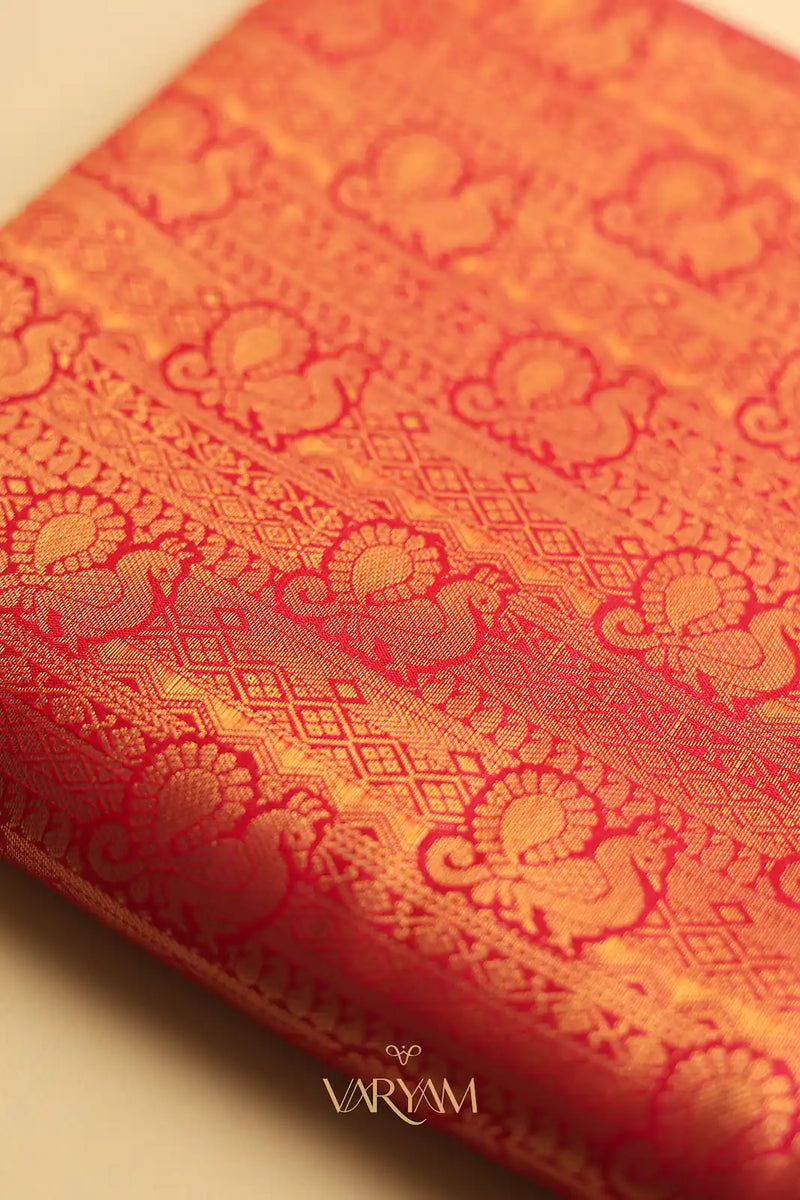 Swarna Silk Rani Gold Saree