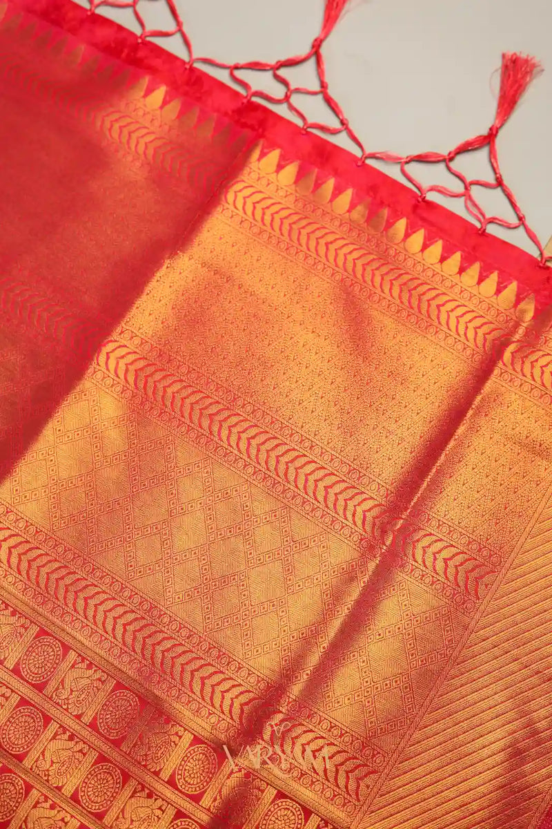 Swarna Silk Rani Gold Saree