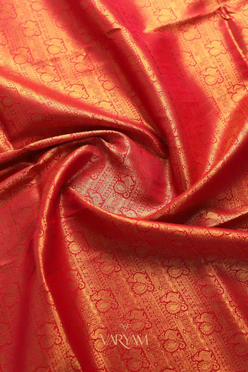 Swarna Silk Rani Gold Saree