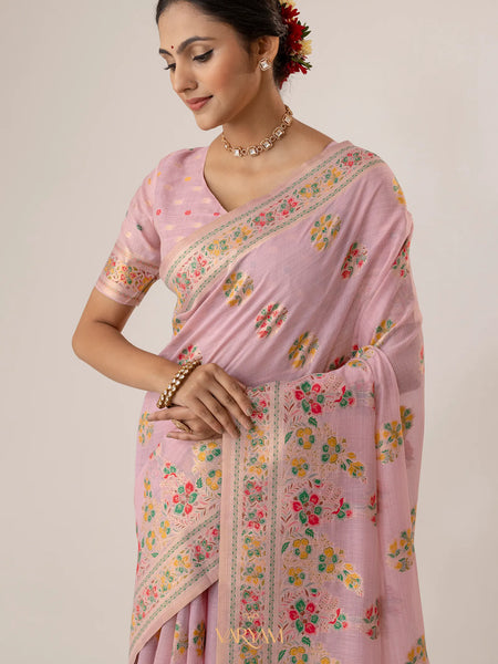 Mandira Cotton Purple Saree
