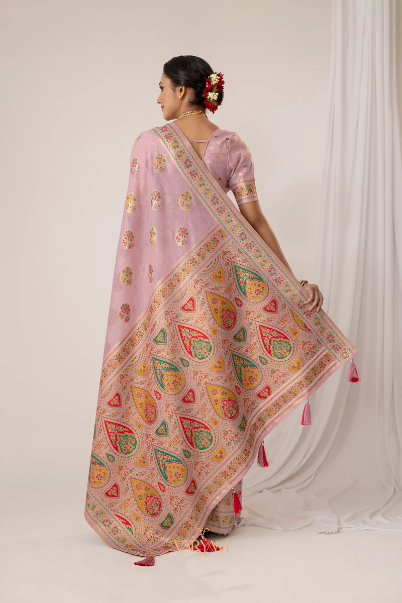 Mandira Cotton Purple Saree