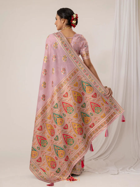 Mandira Cotton Purple Saree