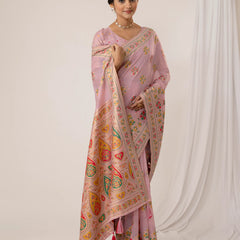 Mandira Cotton Purple Saree