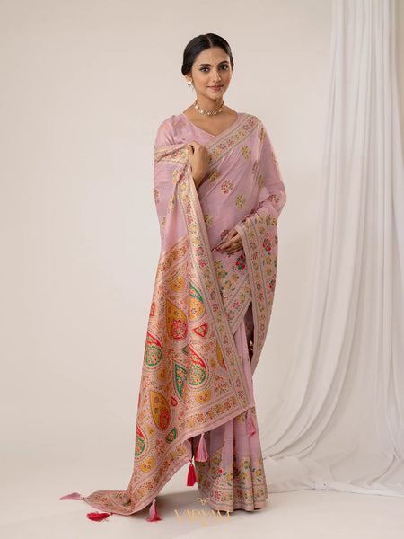 Mandira Cotton Purple Saree