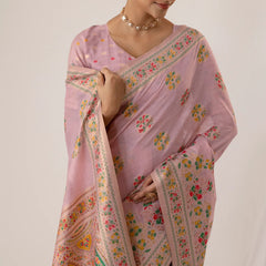 Mandira Cotton Purple Saree