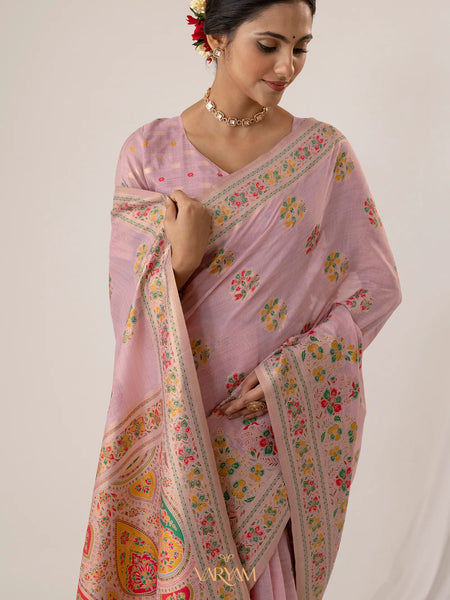 Mandira Cotton Purple Saree