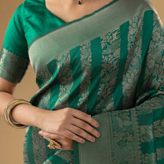 Rekha Silk Green Saree