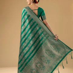 Rekha Silk Green Saree