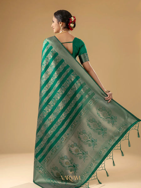 Rekha Silk Green Saree