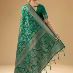 Palmora Silk Green Saree