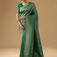Zariva Silk Green Saree