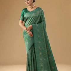 Zoya Silk Green Saree