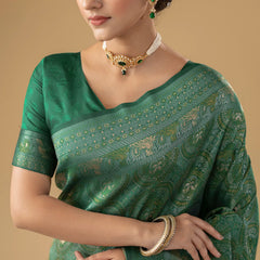Zoya Silk Green Saree