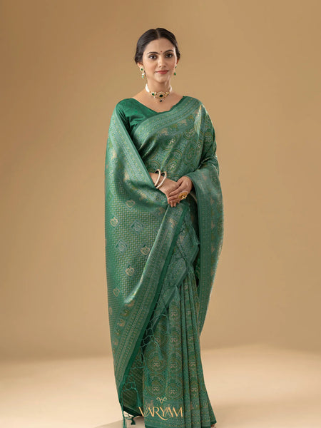 Zoya Silk Green Saree